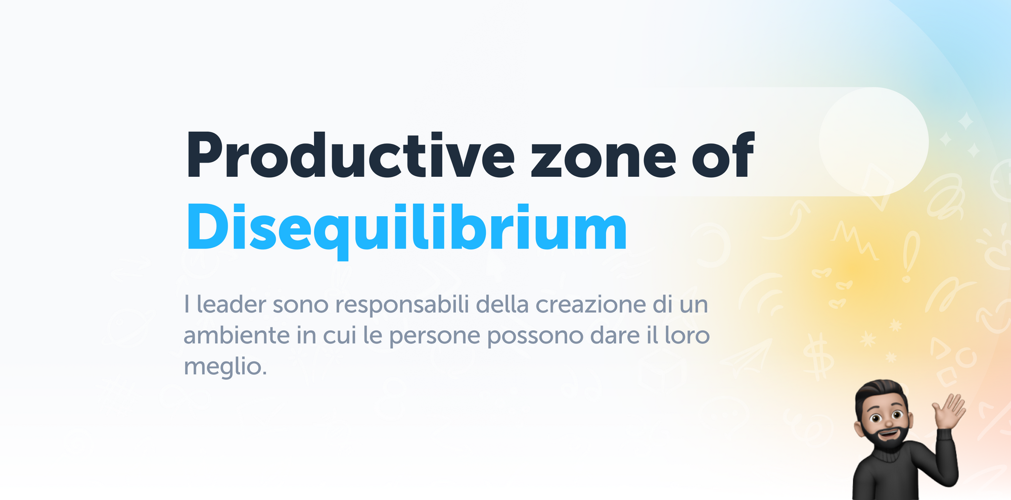 Productive zone of disequilibrium